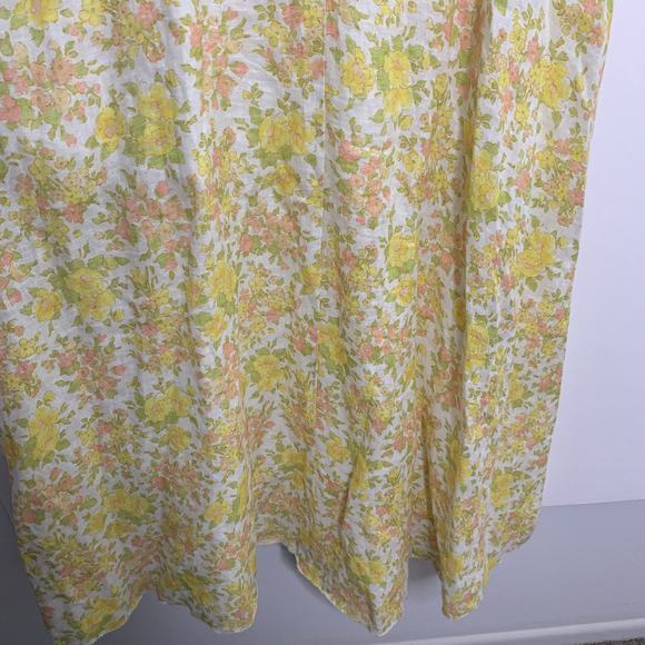 Zimmerman Goldie Ruffle Floral Midi Dress Women’s size 3 or US 8 - Picture 5 of 16